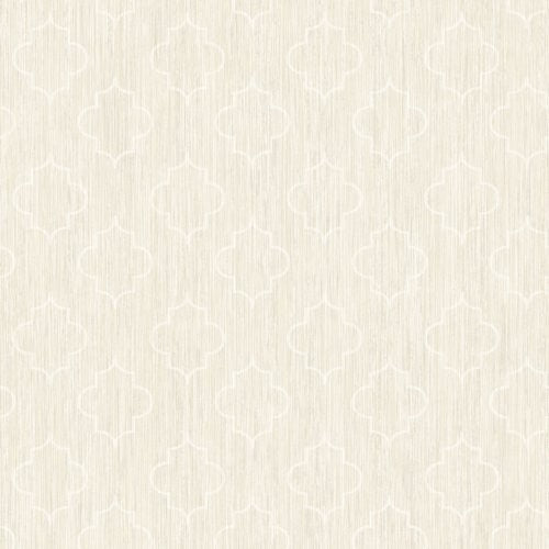 Seabrook Agate Medallion Metallic Gold And Ivory Wallpaper