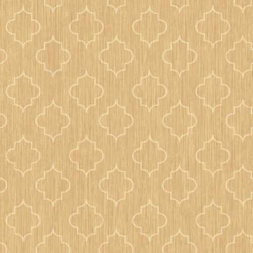 Seabrook Agate Medallion Metallic Antique Gold Wallpaper