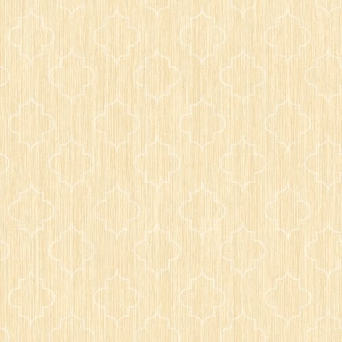 Seabrook Agate Medallion Metallic Gold And Off-White Wallpaper