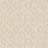 Seabrook Agate Medallion Metallic Gold And Greige Wallpaper