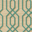 Seabrook Topaz Geometric Teal And Metallic Gold Wallpaper
