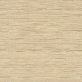 Seabrook Topaz Faux Grasscloth Metallic Gold And Tan Wallpaper