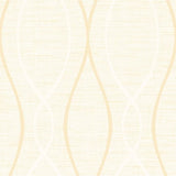 Seabrook Feldspar Tendrils Metallic Gold And Off-White Wallpaper