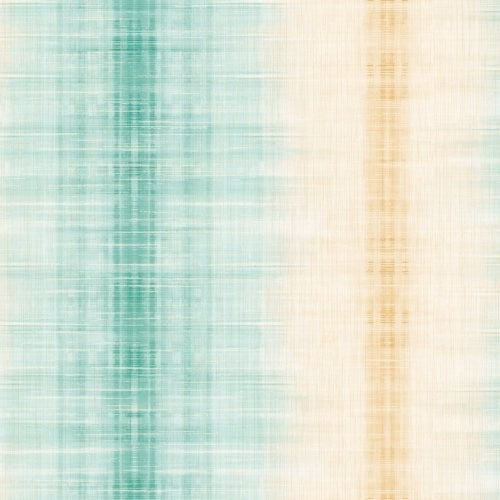 Seabrook Marble Stripe Metallic Gold And Teal Wallpaper