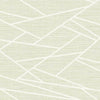 Seabrook Cecita Puzzle Mint Green And White Wallpaper