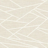 Seabrook Cecita Puzzle Light Tan And White Wallpaper