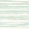Seabrook Kentmere Waves Teal And Off-White Wallpaper