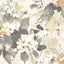 Seabrook Chambon Charcoal, Tan, And Orange Wallpaper