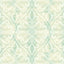 Seabrook Chambon Ogee Seafoam And Linen Wallpaper