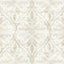 Seabrook Chambon Ogee Light Beige And Off-White Wallpaper
