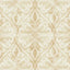 Seabrook Chambon Ogee Pumpkin And Off-White Wallpaper
