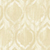 Seabrook Old Danube Ogee Gold And Off-White Wallpaper