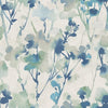 Seabrook Faravel Prussian Blue, Greige, And Off-White Wallpaper
