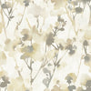 Seabrook Faravel Gold, Off-White, And Greige Wallpaper
