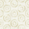 Seabrook Faravel Geo Gold And Off-White Wallpaper