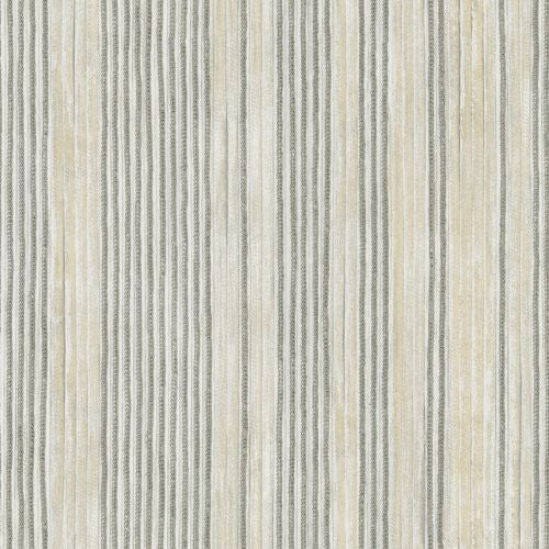 Seabrook Newbury Stripe Gray And Tan Wallpaper