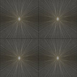 Seabrook Melrose Black And Metallic Gold And Silver Wallpaper