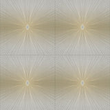 Seabrook Melrose Gray, Tan, And Metallic Gold And Silver Wallpaper