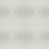 Seabrook Melrose Gray, Metallic Gold And Silver, And Off-White Wallpaper