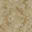 Seabrook Hampstead Metallic Gold, Taupe, And Rust Wallpaper