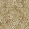 Seabrook Hampstead Metallic Gold, Taupe, And Rust Wallpaper