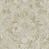 Seabrook Hampstead Gray, Metallic, And Taupe Wallpaper