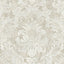 Seabrook Hampstead Metallic, Taupe, And White Wallpaper