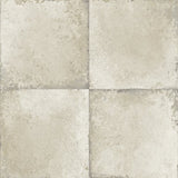 Seabrook Hampstead Tiles Gray, Tan, And Off-White Wallpaper