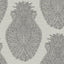 Seabrook Peachtree Damask Black And Light Gray Wallpaper