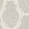 Seabrook Peachtree Damask Gray And Off-White Wallpaper