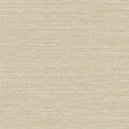 Seabrook Peachtree Grass Gold And Off-White Wallpaper