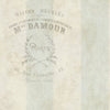 Seabrook Newcastle Crest Script Light Teal, Taupe, And Off-White Wallpaper