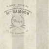 Seabrook Newcastle Crest Script Taupe, Brown, And Off-White Wallpaper