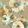 Seabrook Cyprus Taupe And Teal Wallpaper
