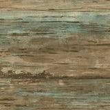Seabrook Cyprus Plank Spruce And Metallic Gold Wallpaper