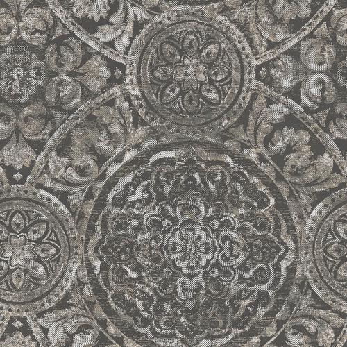 Seabrook Ibiza Charcoal Wallpaper