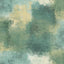 Seabrook Cyprus Abstract Teal And Gold Wallpaper