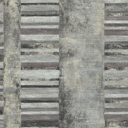 Seabrook Judson Gray And Off-White Wallpaper