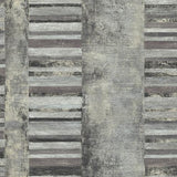 Seabrook Judson Gray And Off-White Wallpaper