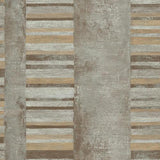 Seabrook Judson Brown, Tan, And Greige Wallpaper