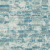 Seabrook Gutenberg Cadet Blue, Denim, And Off-White Wallpaper