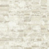 Seabrook Gutenberg Gray And Off-White Wallpaper