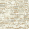 Seabrook Gutenberg Taupe, Gray, And Off-White Wallpaper