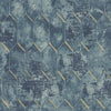 Seabrook Whitney Denim Blue And Metallic Gold Wallpaper