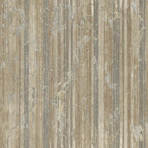 Seabrook Whitney Stripe Taupe, Gray, And Off-White Wallpaper