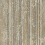 Seabrook Whitney Stripe Taupe, Gray, And Off-White Wallpaper