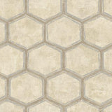 Seabrook Wright Taupe, Gray, And Off-White Wallpaper