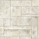 Seabrook Stirling Gray And Off-White Wallpaper