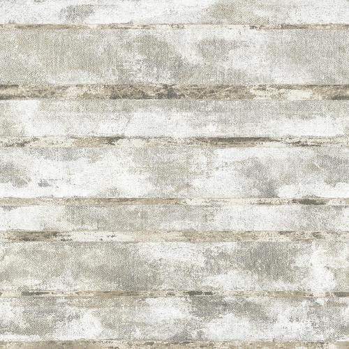 Seabrook Otis Gray And Metallic Gold Wallpaper