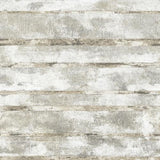 Seabrook Otis Gray And Metallic Gold Wallpaper